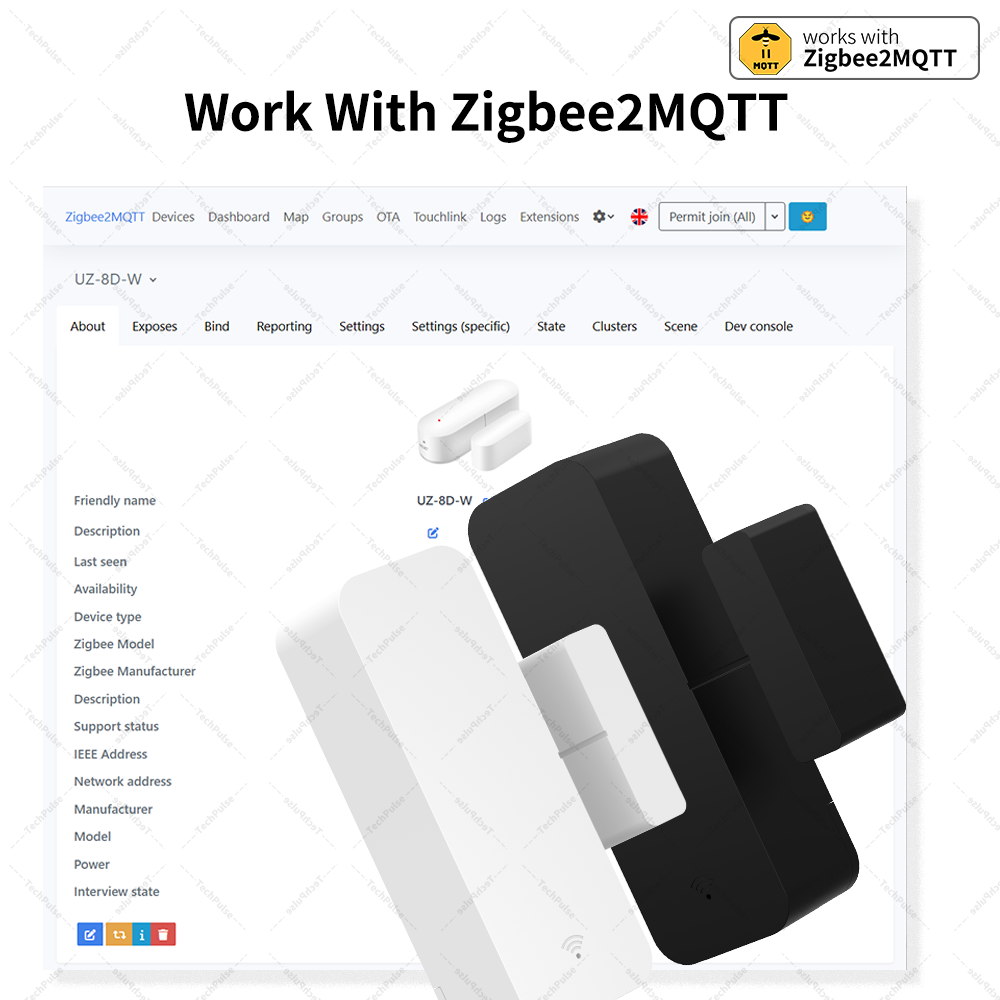Zigbee 3.0 Door Window Sensor  - Door Window Sensor บทวิจารณ์และราคา