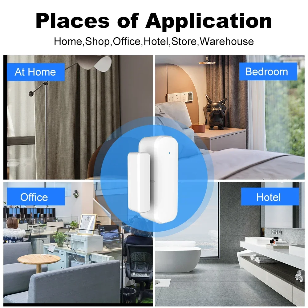 ZigBee Wireless Door Window Se - Door Window Sensor บทวิจารณ์และราคา