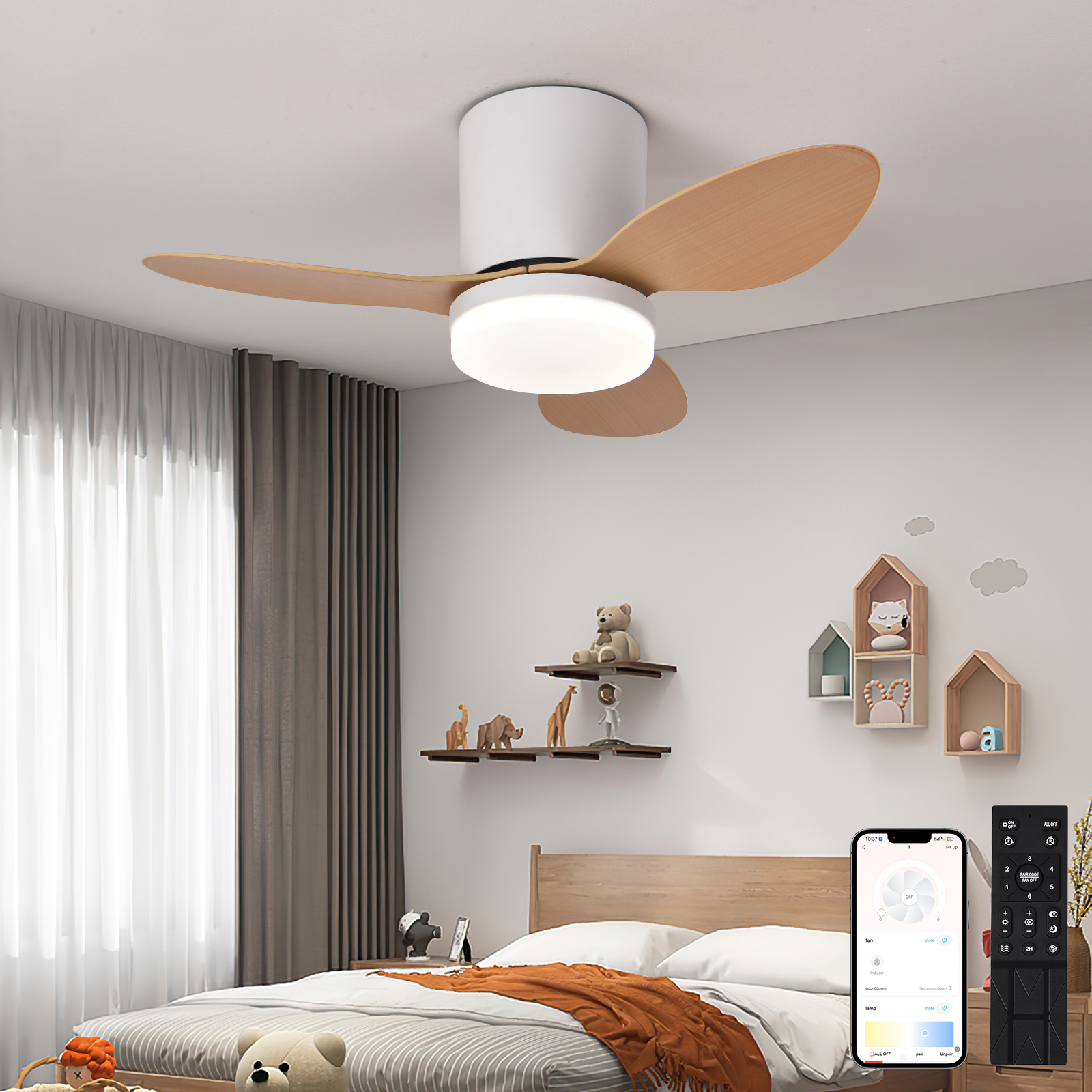 Silent and powerful ceiling fa - Smart Home Ventilation System บทวิจารณ์และราคา