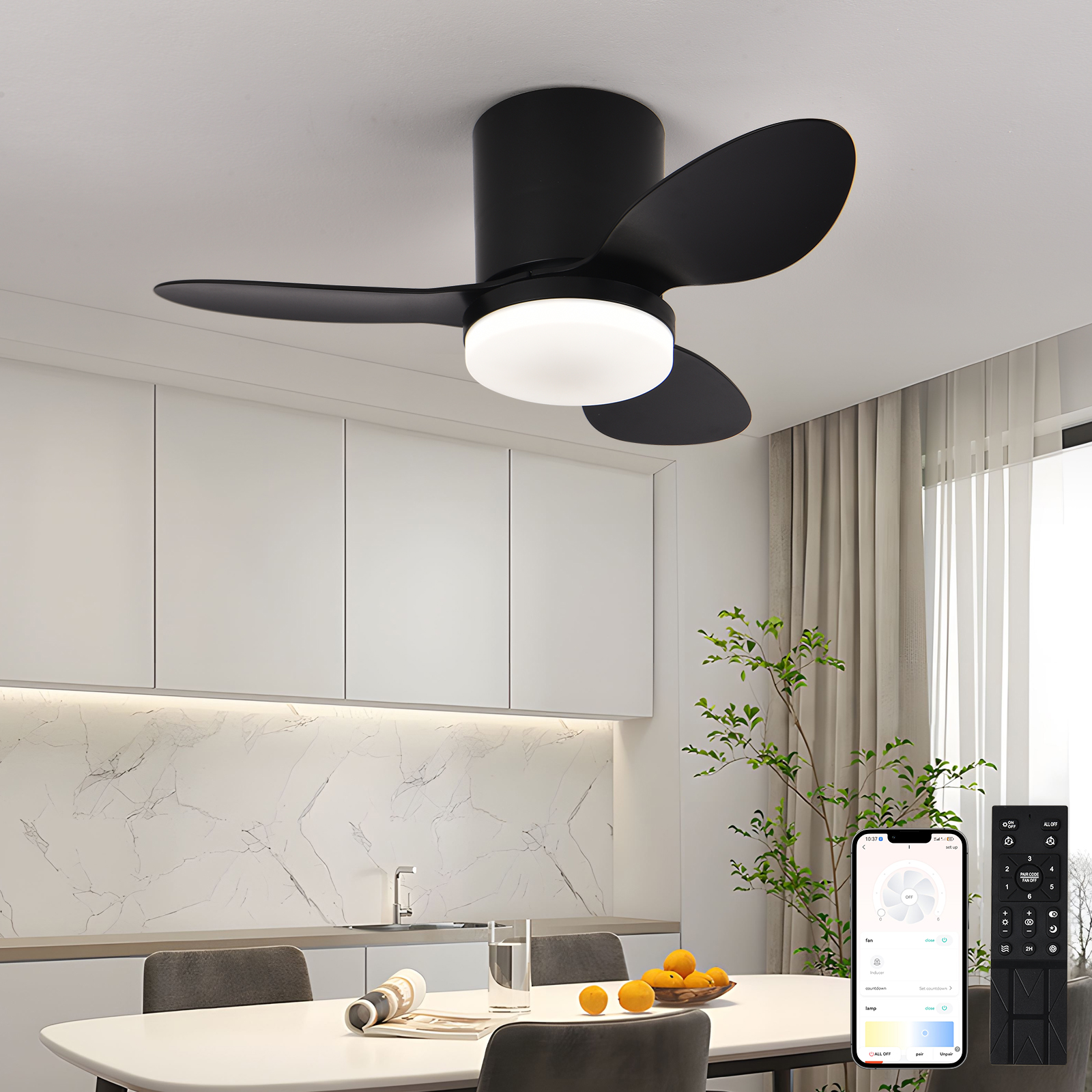 Silent and powerful ceiling fa - Smart Home Ventilation System บทวิจารณ์และราคา