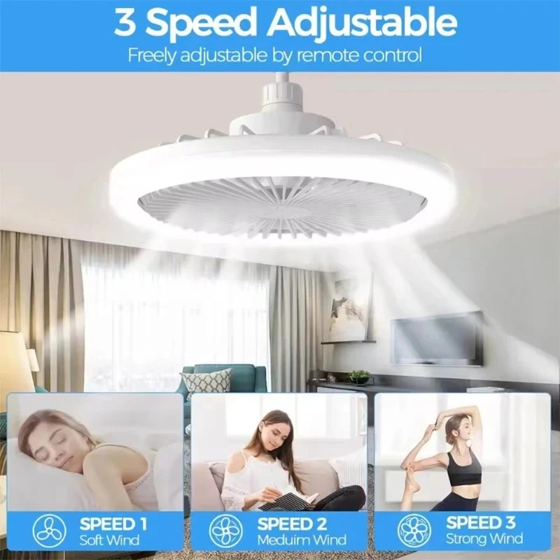 Rotatable 3in1 Ceiling Fan Lig - Smart Home Ventilation System บทวิจารณ์และราคา