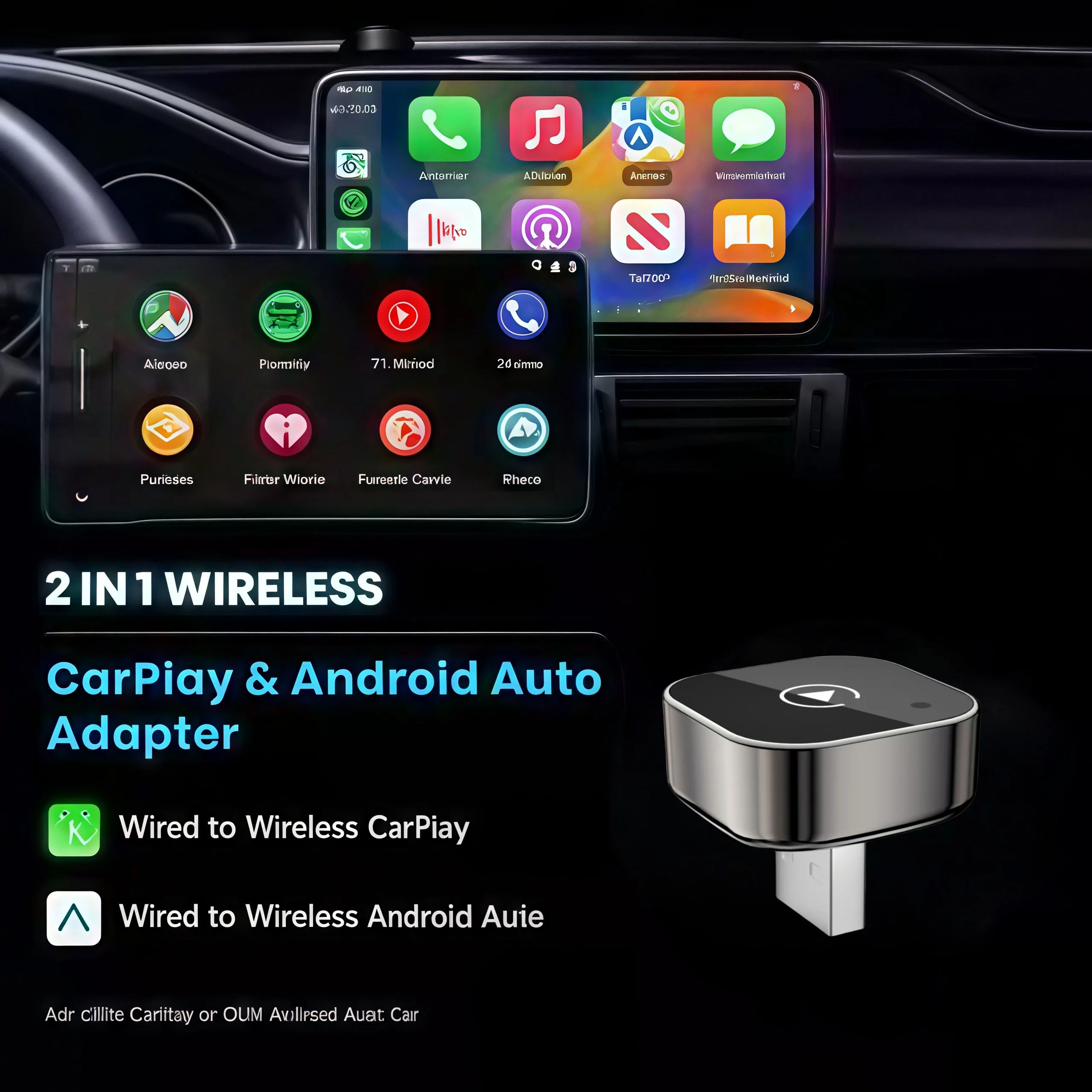 New Wireless CarPlay Android A - Smart Home Usb บทวิจารณ์และราคา