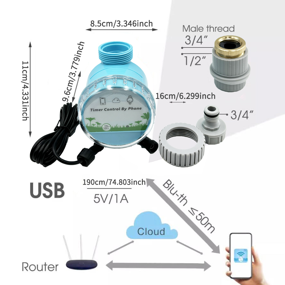 WiFi Wireless Garden Water Tim - Smart Home Demo Kit บทวิจารณ์และราคา