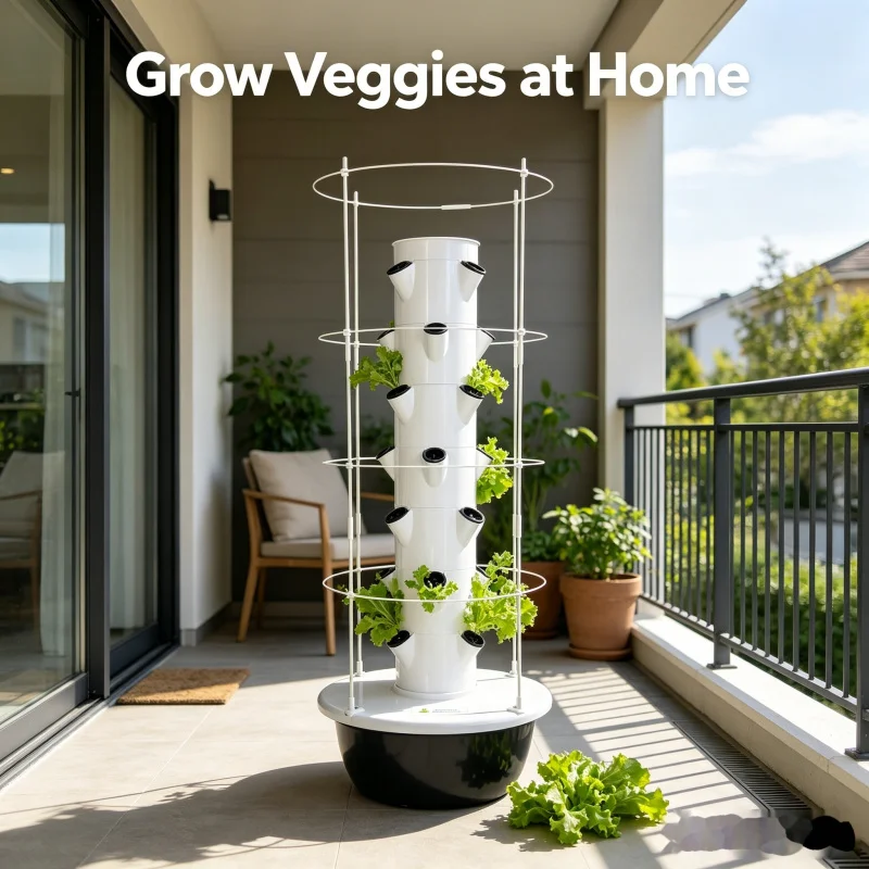 Smart Vertical Hydroponic Towe - Smart Home Kits บทวิจารณ์และราคา