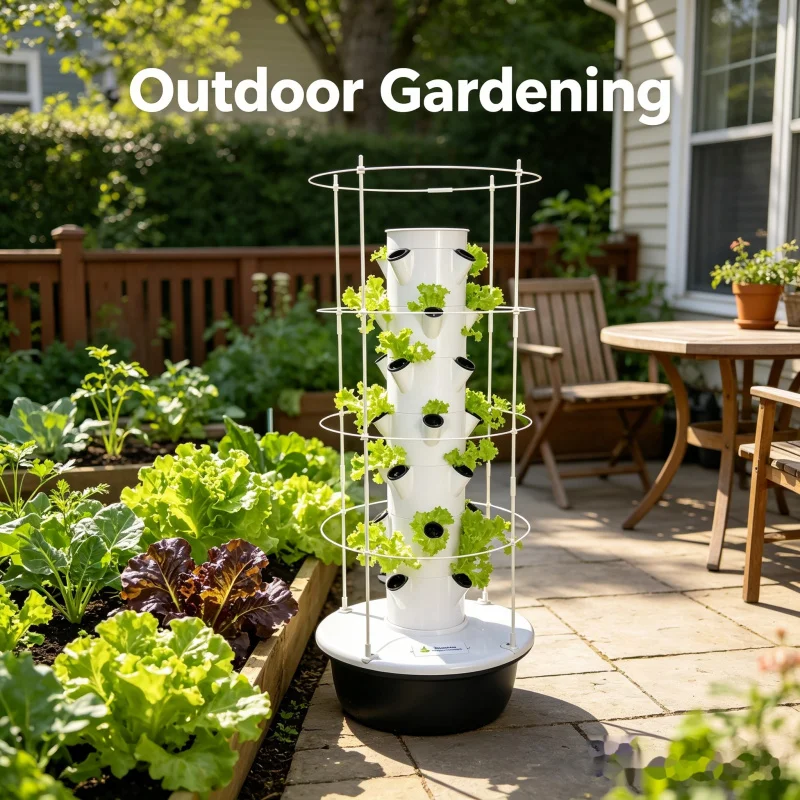 Smart Vertical Hydroponic Towe - Smart Home Kits บทวิจารณ์และราคา