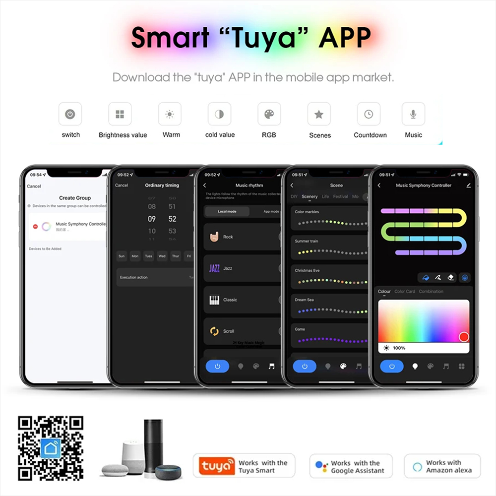 Tuya WiFi WS2811 RGBIC COB LED - Smart Home Llm บทวิจารณ์และราคา
