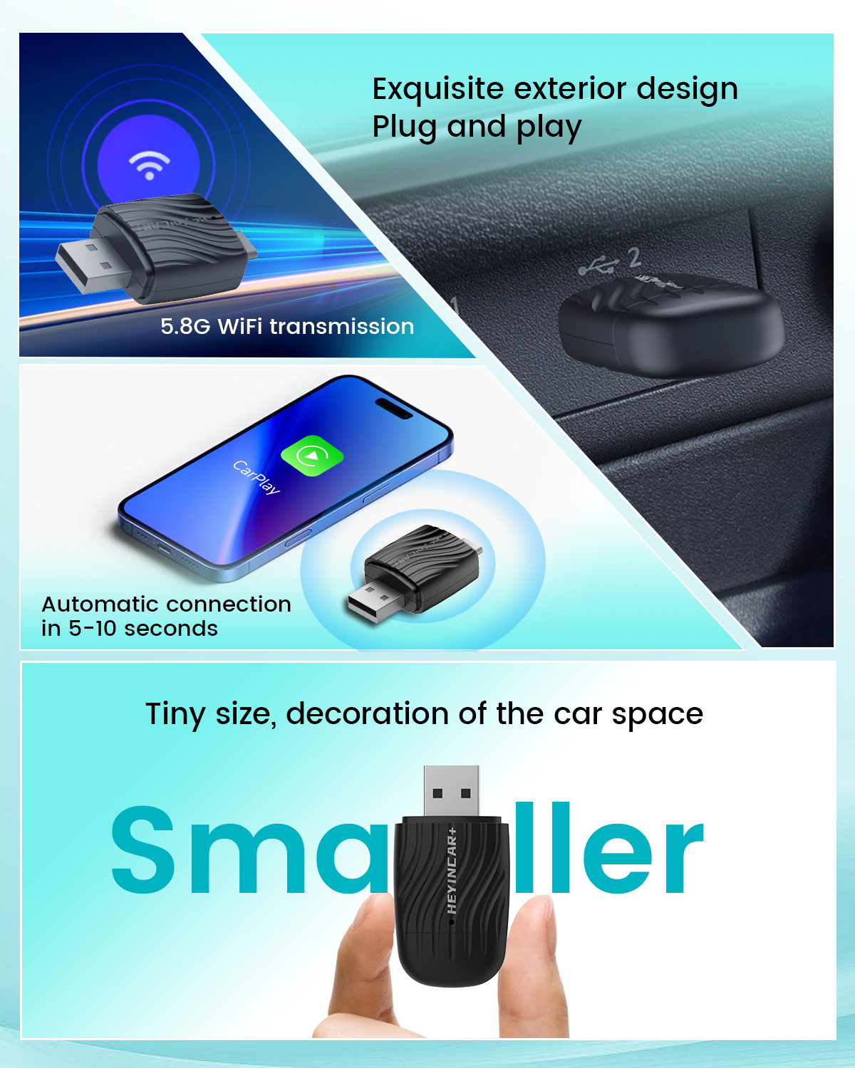 HEYINCAR 2 in 1 Interface Wire - Smart Home Usb บทวิจารณ์และราคา