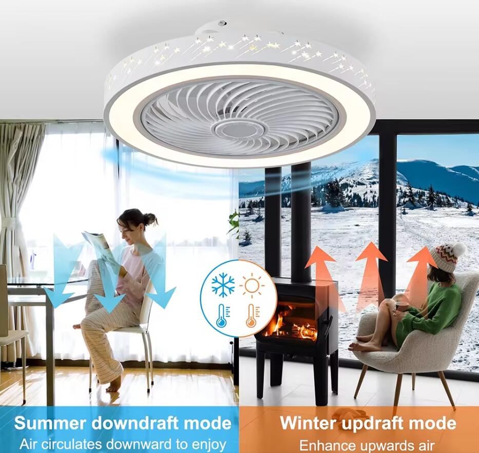 46CM Smart App Ceiling Fan wit - Smart Home Ventilation System บทวิจารณ์และราคา