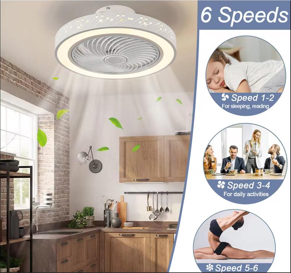46CM Smart App Ceiling Fan wit - Smart Home Ventilation System บทวิจารณ์และราคา