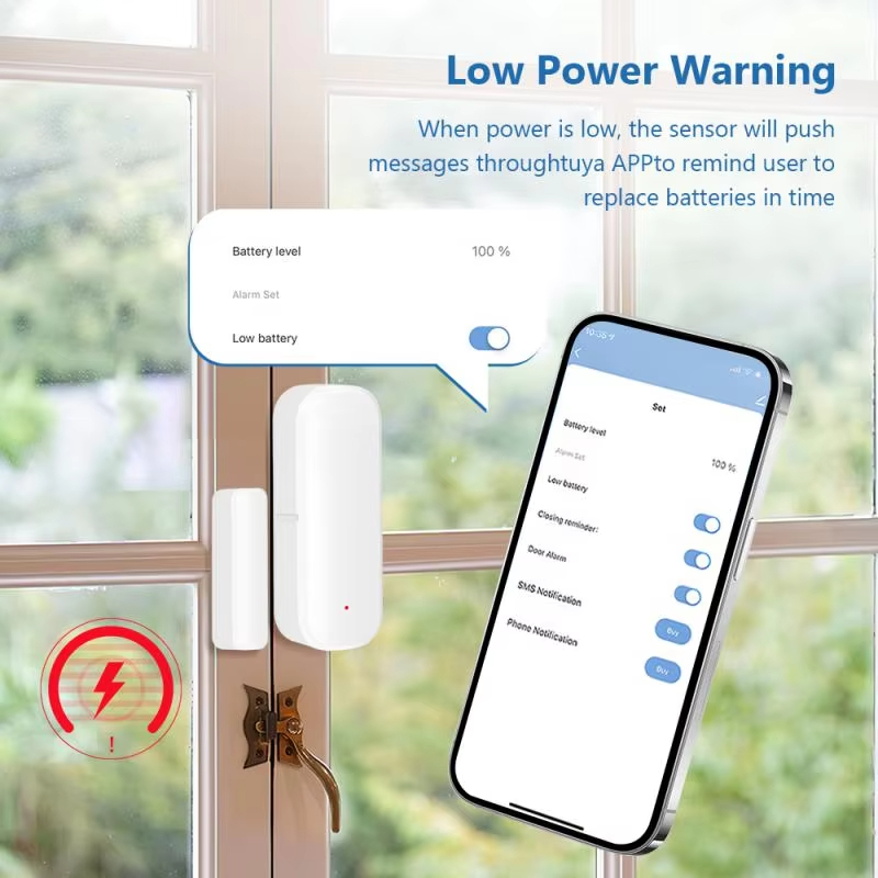 ZigBee Door Window Sensor Gate - Door Window Sensor บทวิจารณ์และราคา