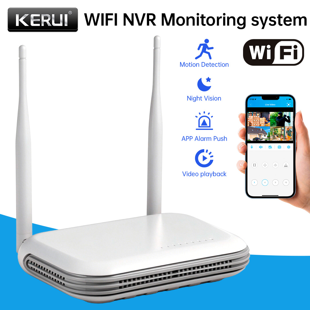 KERUI Mini Network WIFI 8CH NV - Smart Home Security System บทวิจารณ์และราคา