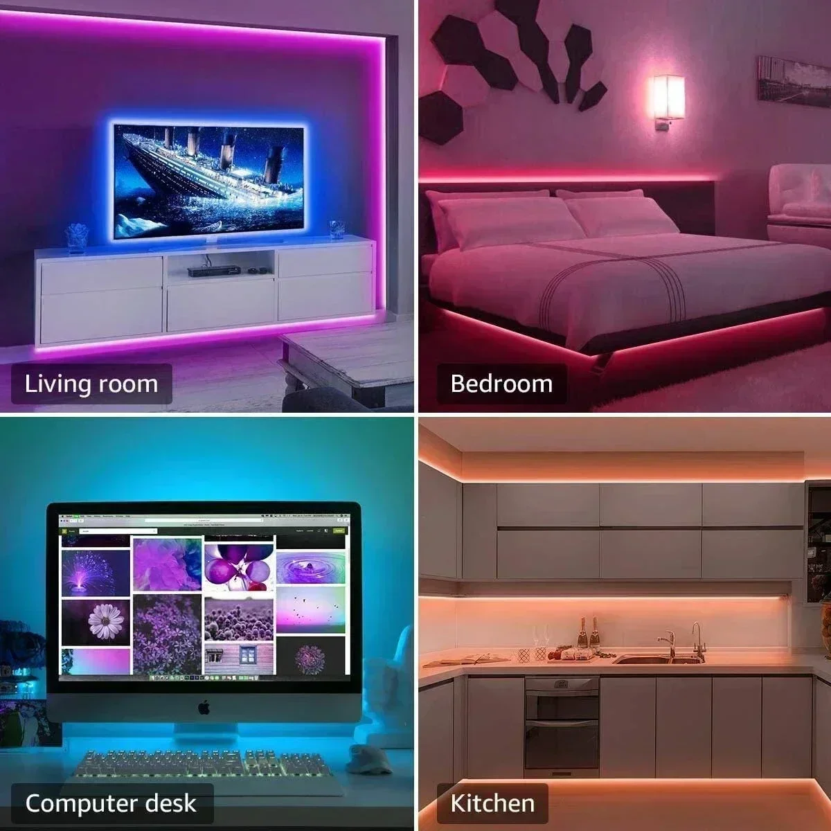 Smart RGB LED Gaming Light Str - Smart Night Light บทวิจารณ์และราคา