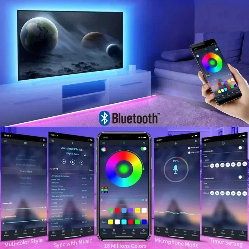 Smart RGB LED Gaming Light Str - Smart Night Light บทวิจารณ์และราคา