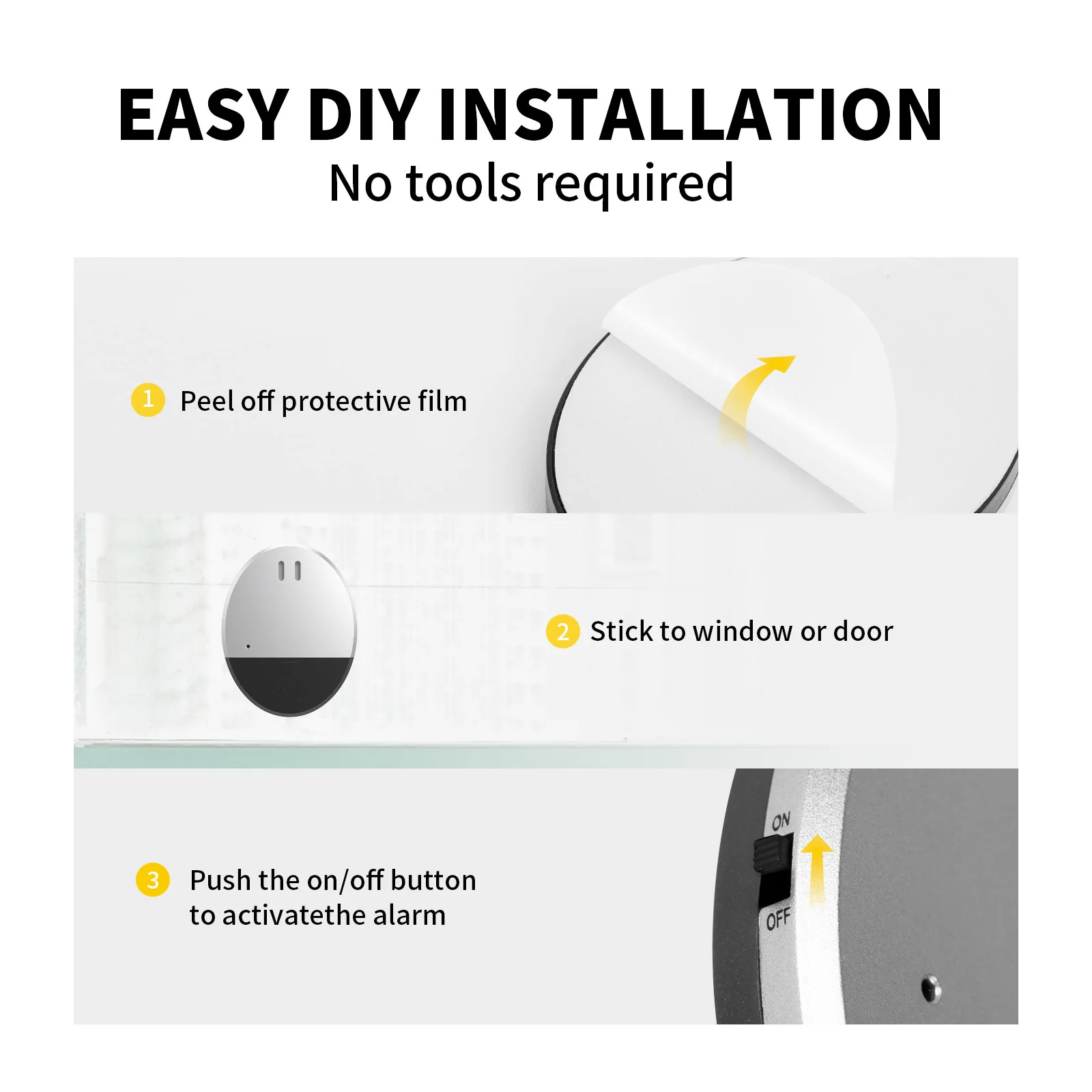 Travel Vibration Door Window A - Door Window Sensor บทวิจารณ์และราคา