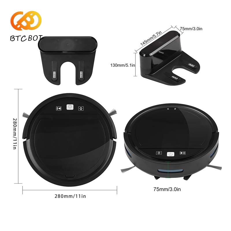Robot Vacuum Cleaner 2500PA Sm - Smart Home Floor Plan บทวิจารณ์และราคา