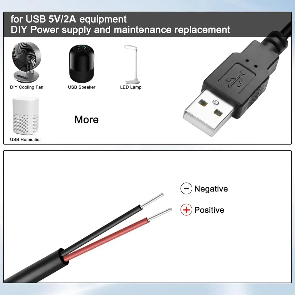 DC 2-pin USB Power Cable USB M - Smart Power Strip บทวิจารณ์และราคา