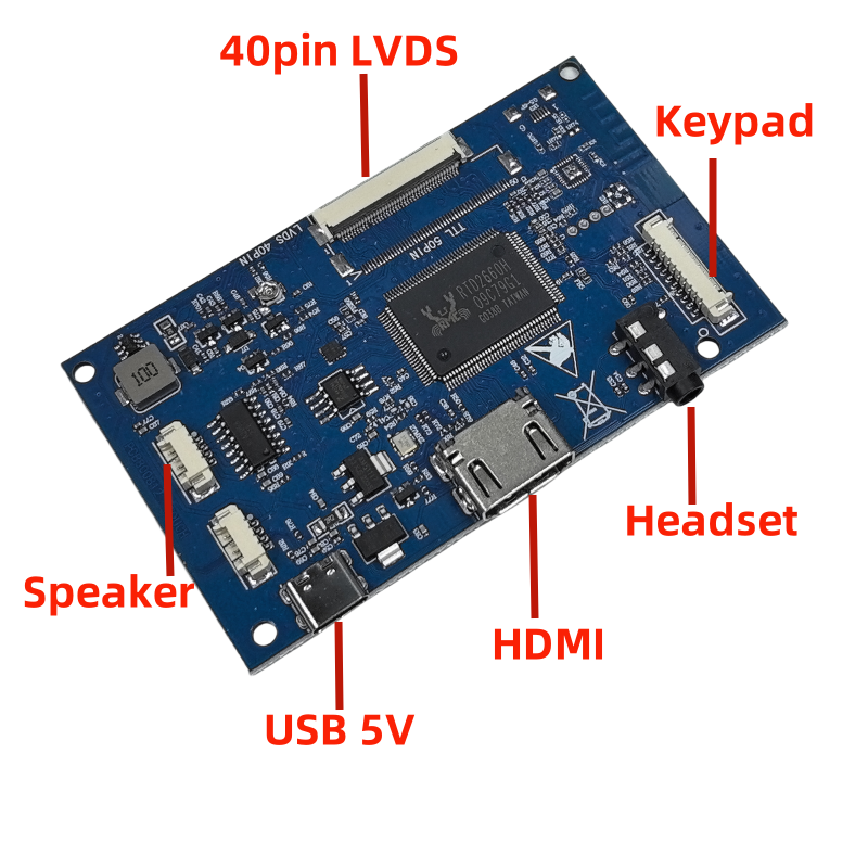 HDMI+Audio 40pin LCD Driver Co - Smart Home Raspberry Pi บทวิจารณ์และราคา