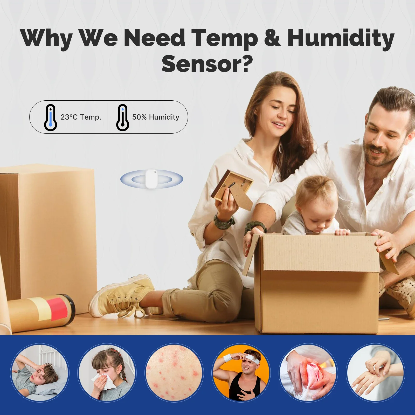 MOES Tuya Zigbee Smart Tempera - Smart Home Furniture บทวิจารณ์และราคา