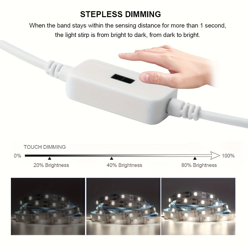 USB 60 LED Strip Lights DC 5V  - Smart Home Llm บทวิจารณ์และราคา