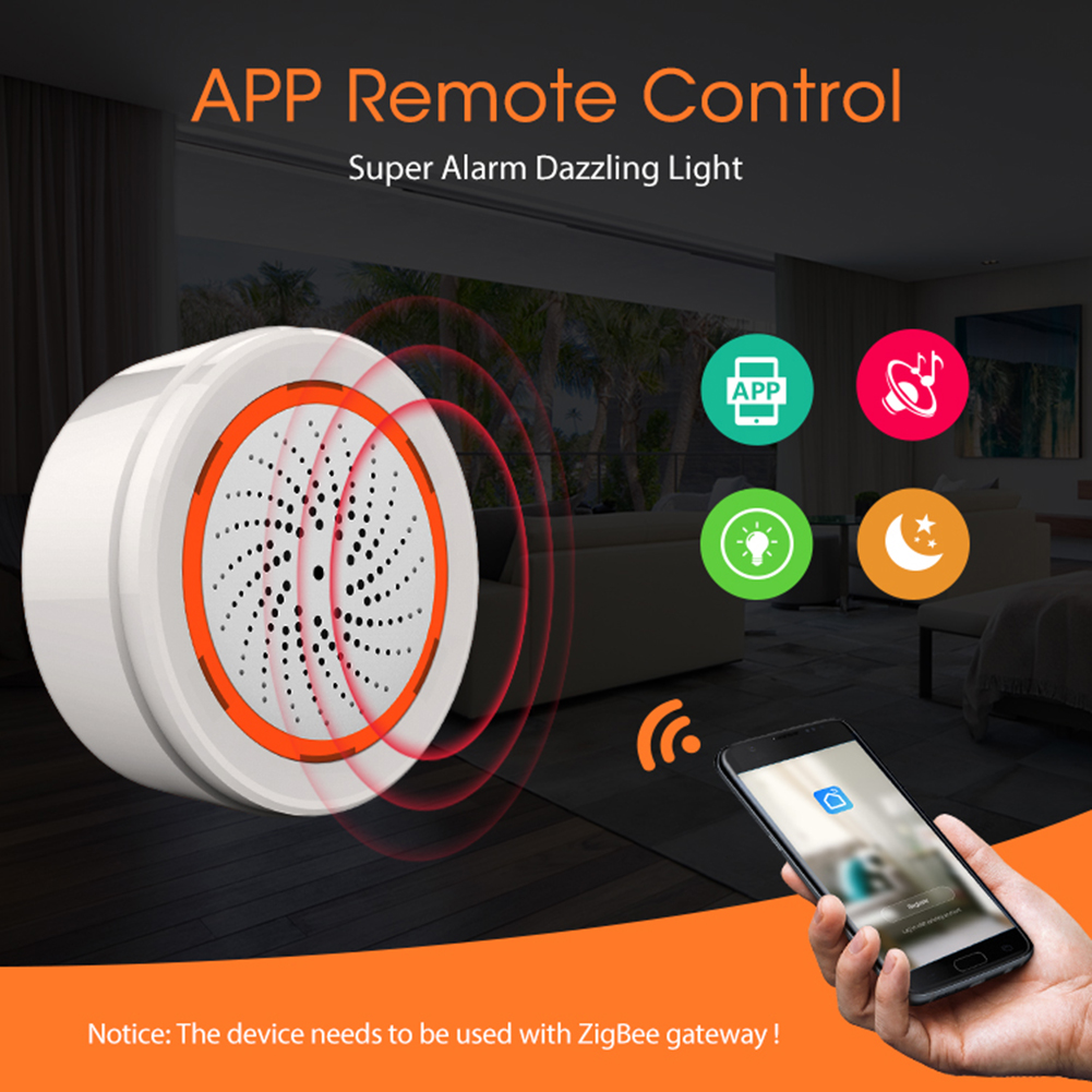 Tuya Zigbee Sound Light Sensor - Smart Home Security System บทวิจารณ์และราคา