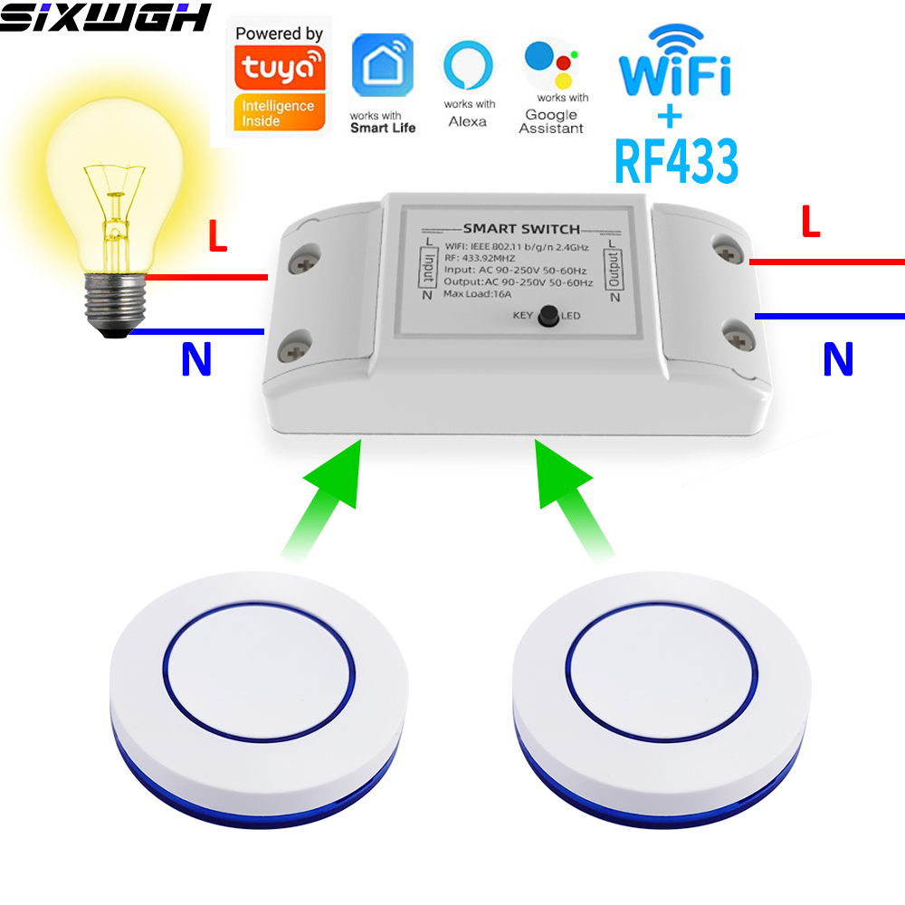 16A WiFi Tuya Smart Switch Wir - Smart Home Solution บทวิจารณ์และราคา