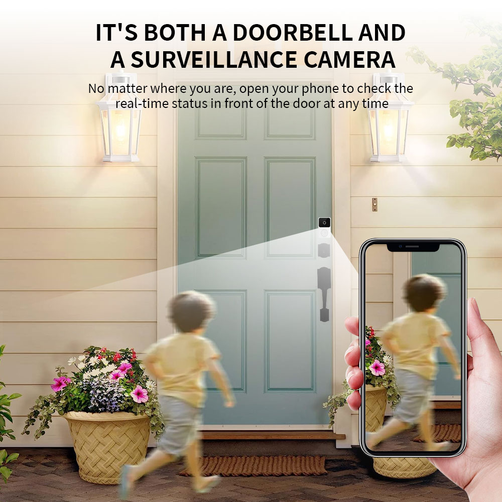 M8 Wireless Smart Video Doorbe - Smart Home Cctv บทวิจารณ์และราคา