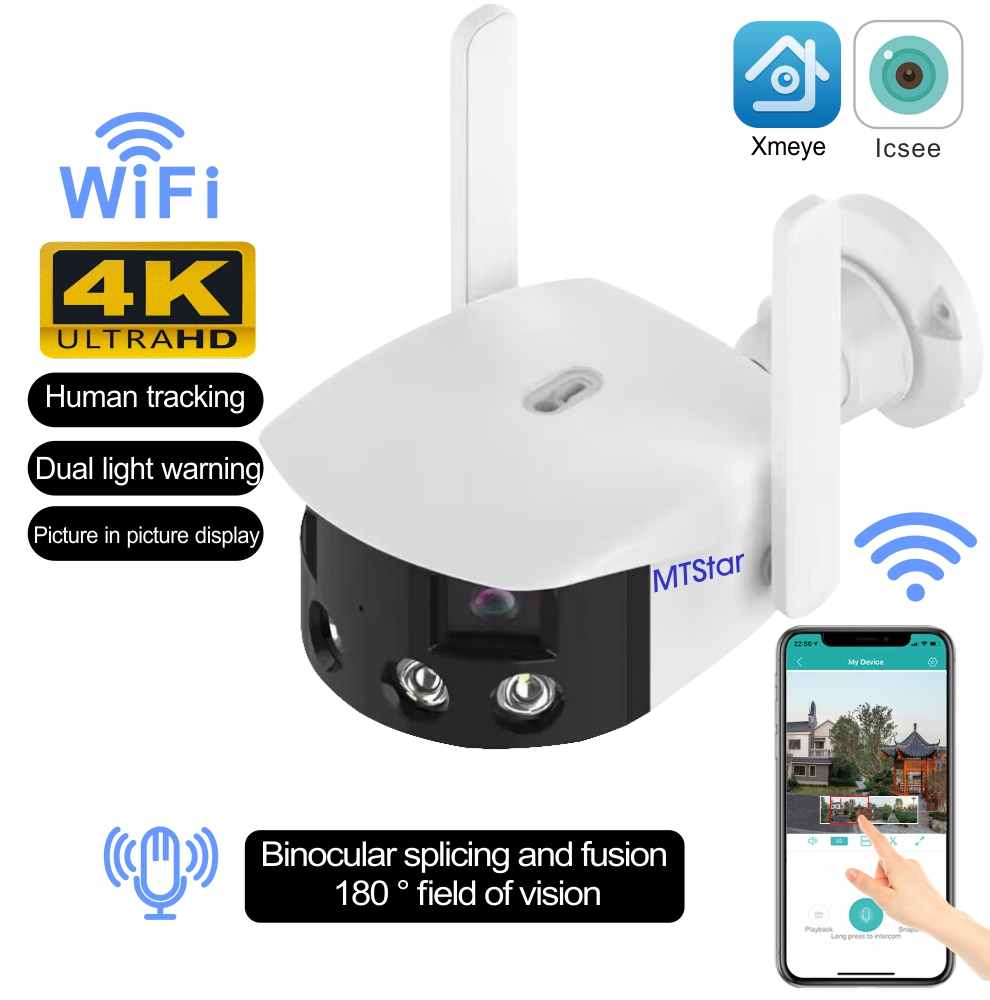POE Onvif IP Camera WiFi Outdo - Smart Home Cctv บทวิจารณ์และราคา