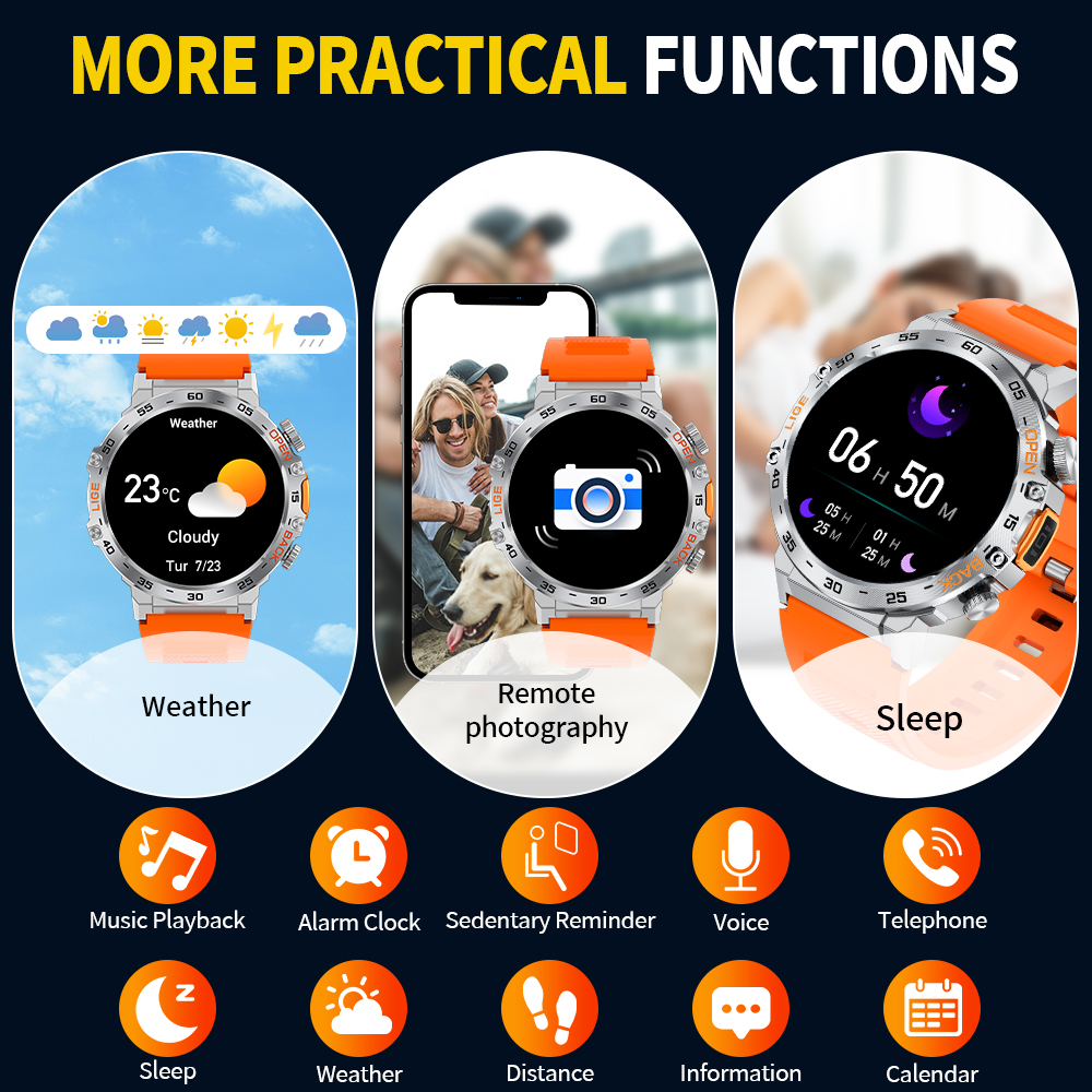 Original LIGE Smart Watch 1.53 - Smart Home Orvibo บทวิจารณ์และราคา