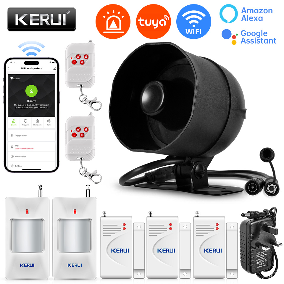KERUI 120db Siren Alarm System - Smart Home Demo Kit บทวิจารณ์และราคา