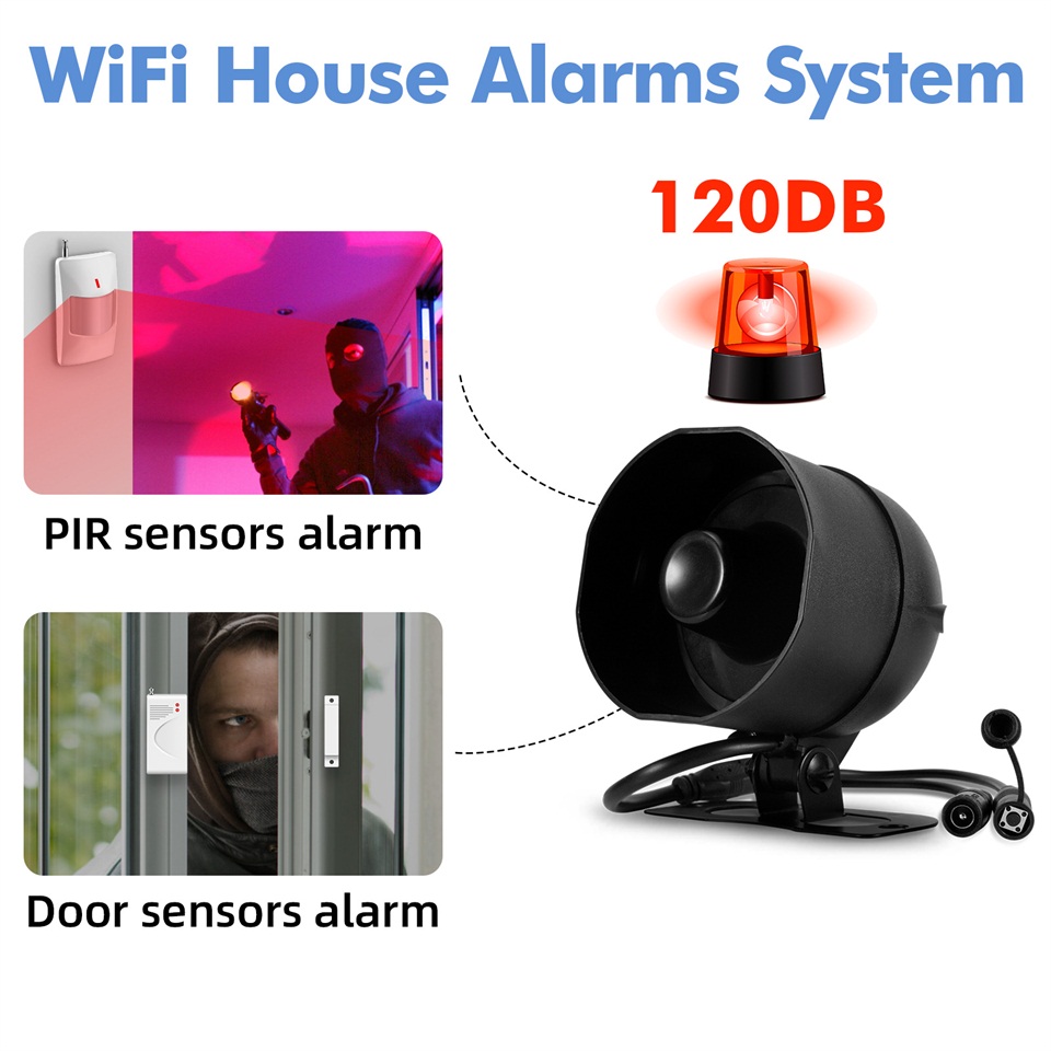 KERUI 120db Siren Alarm System - Smart Home Demo Kit บทวิจารณ์และราคา