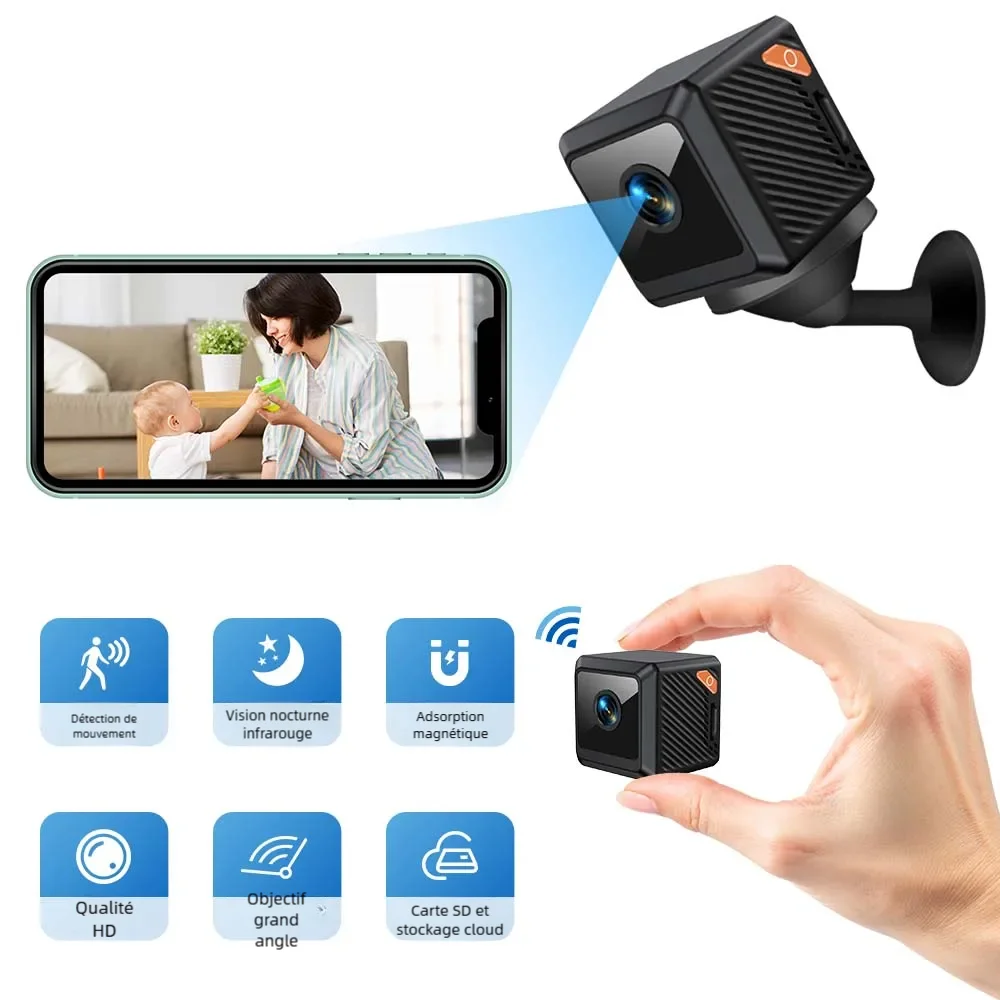 W02 1080P mini security protec - Smart Home Cctv บทวิจารณ์และราคา