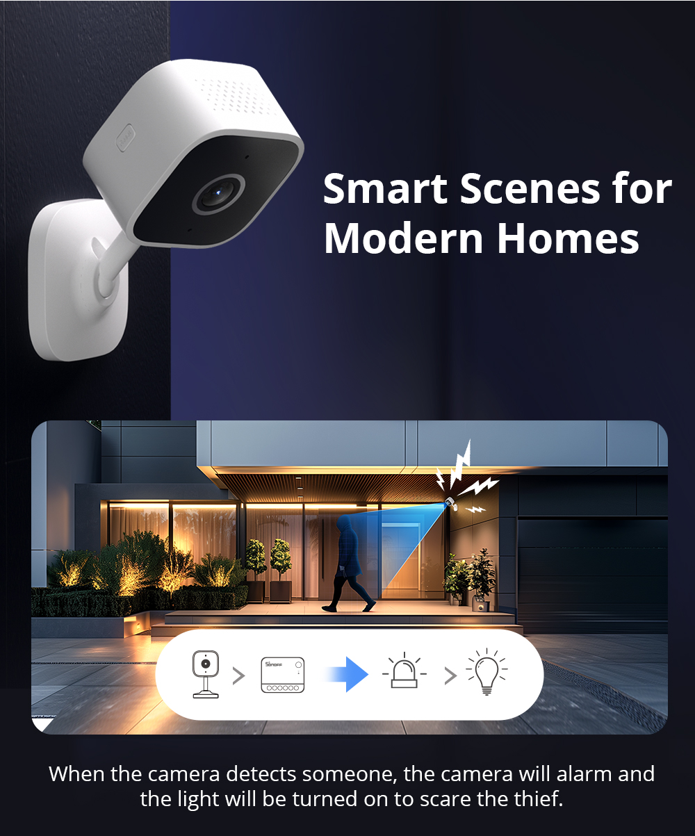 SONOFF CAM Slim Gen2 WiFi Smar - Smart Home Cctv บทวิจารณ์และราคา