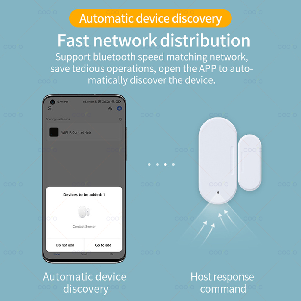 ZigBee Door Window Sensor Lux  - Door Window Sensor บทวิจารณ์และราคา
