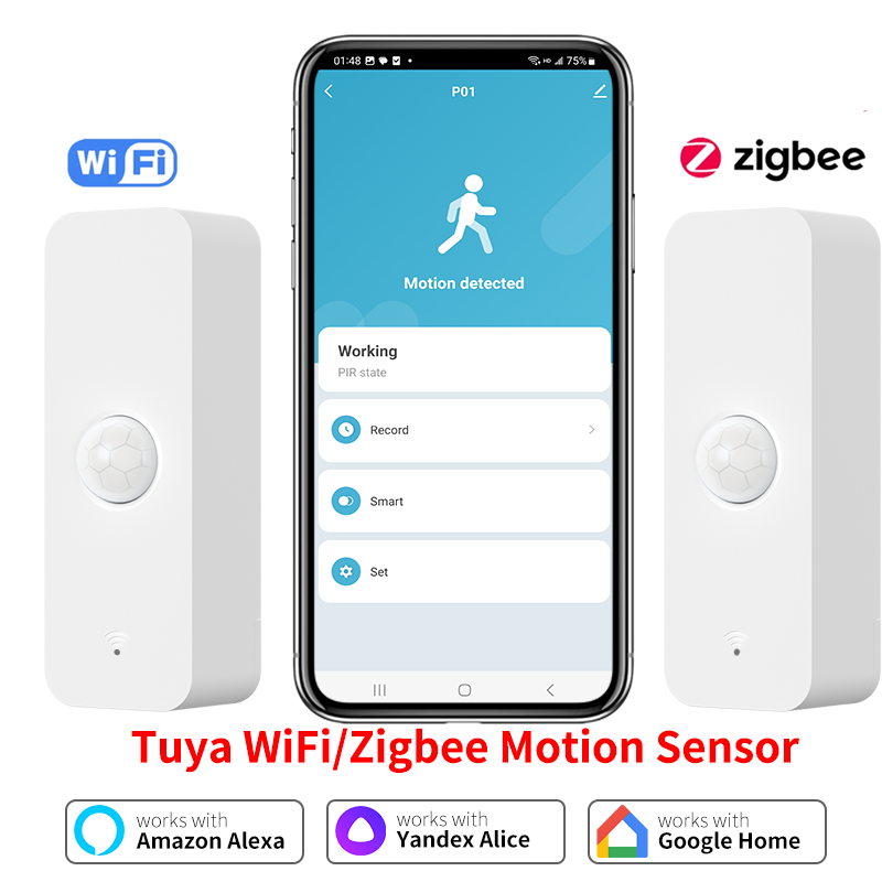 Tuya WiFi Zigbee PIR Motion Se - Smart Home Solution บทวิจารณ์และราคา