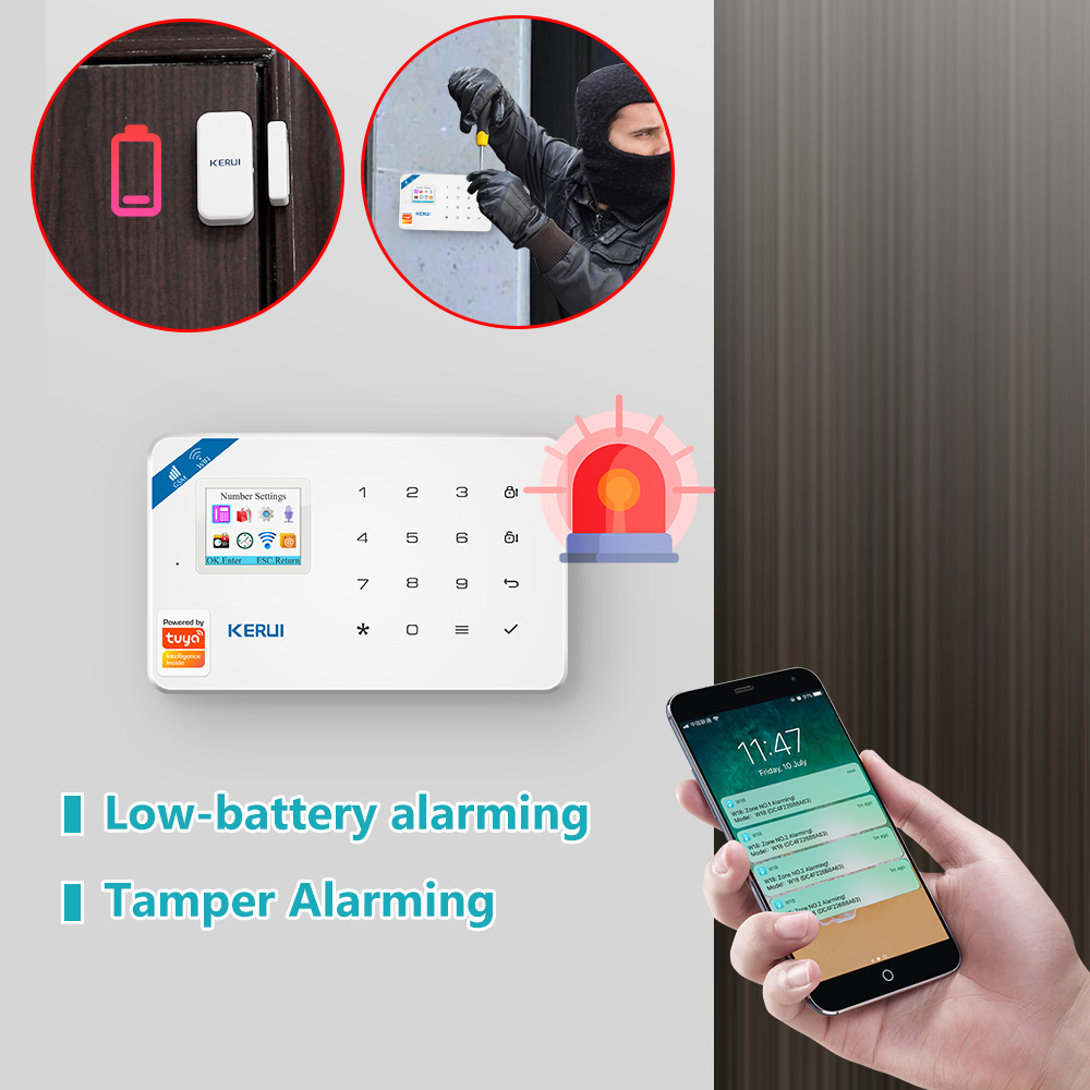KERUI W181 Alarm System Secutr - Smart Home Cctv บทวิจารณ์และราคา