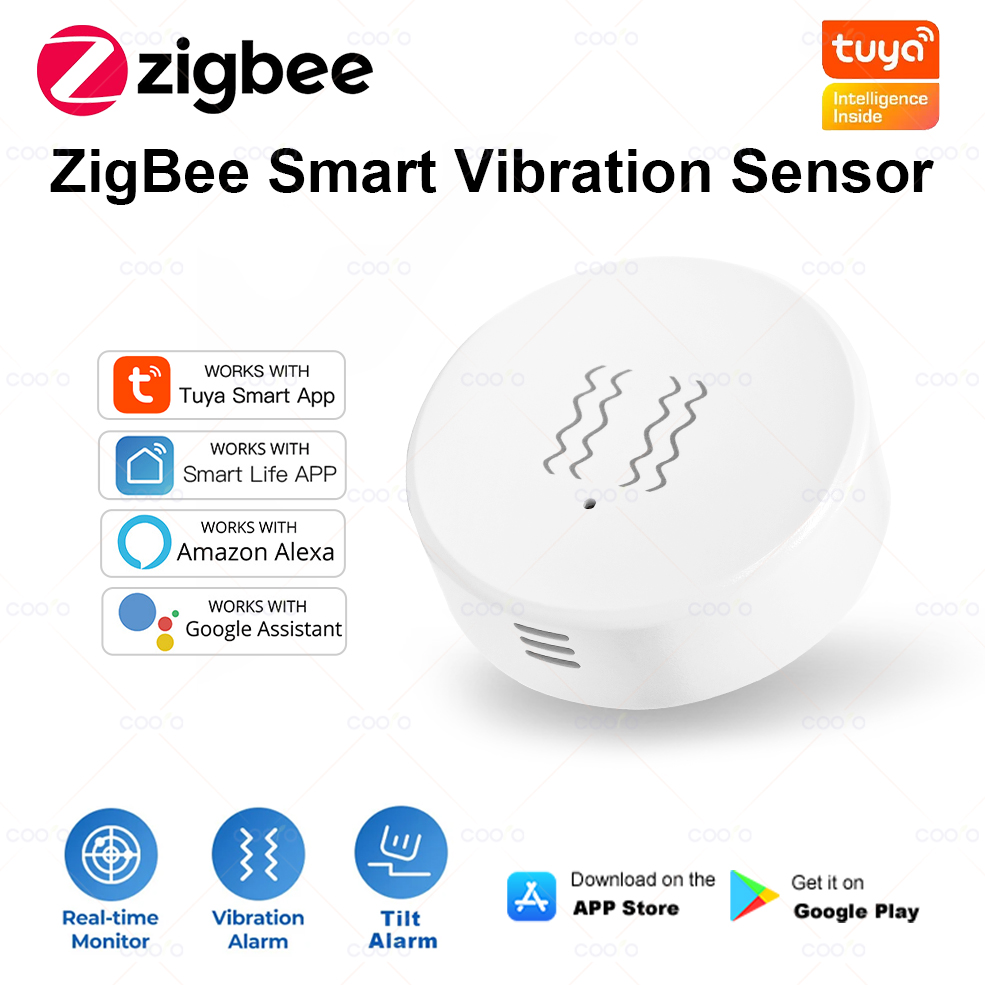 ZigBee Tuya Smart Vibration Se - Smart Home Security System บทวิจารณ์และราคา