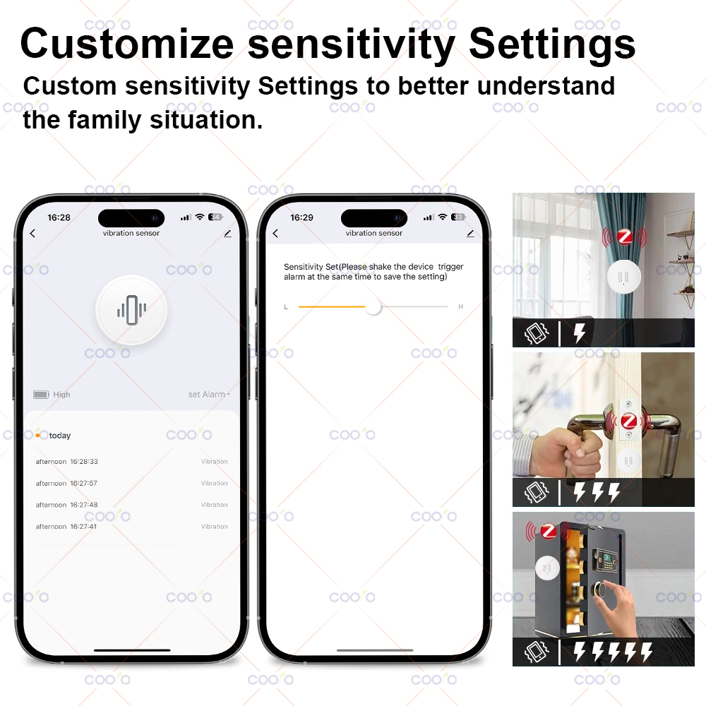 ZigBee Tuya Smart Vibration Se - Smart Home Security System บทวิจารณ์และราคา