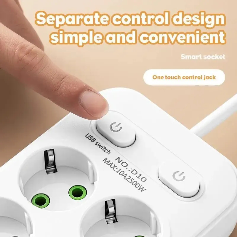 Smart 6-Socket Power Strip 2M  - Smart Power Strip บทวิจารณ์และราคา