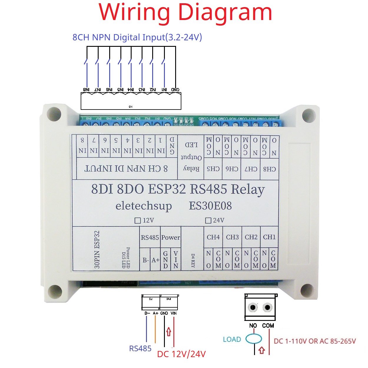 ESP32 8CH Programmable Relay M - Smart Home With Plc บทวิจารณ์และราคา