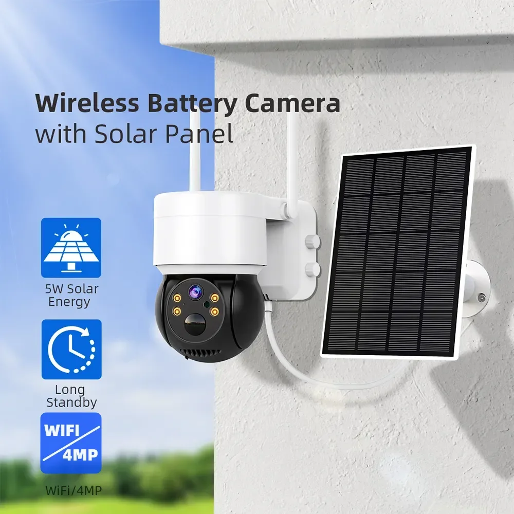 WIFI Solar Camera 2MP PIR Huma - Smart Home Cctv บทวิจารณ์และราคา