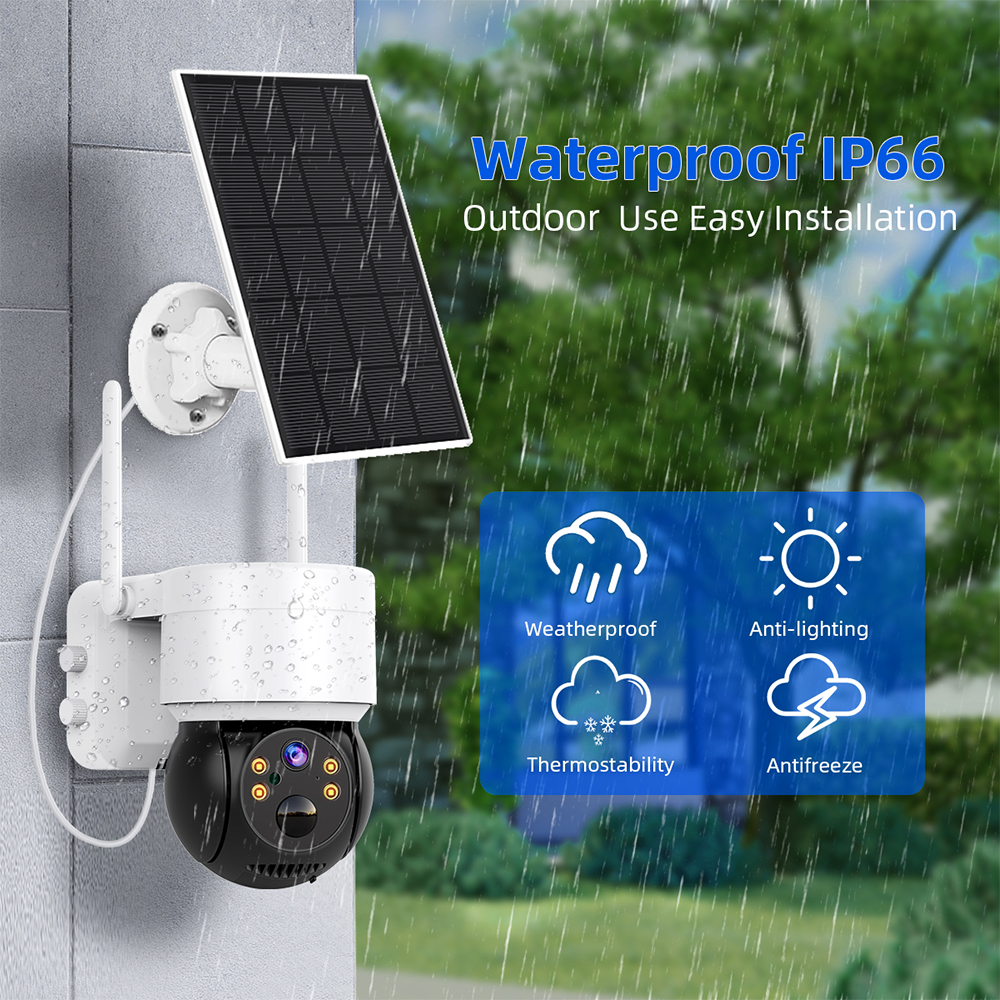 WIFI Solar Camera 2MP PIR Huma - Smart Home Cctv บทวิจารณ์และราคา