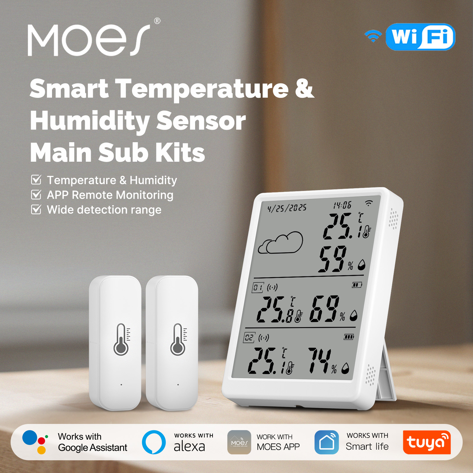 MOES Tuya WiFi RF433 Smart Tem - Smart Home Vimar บทวิจารณ์และราคา