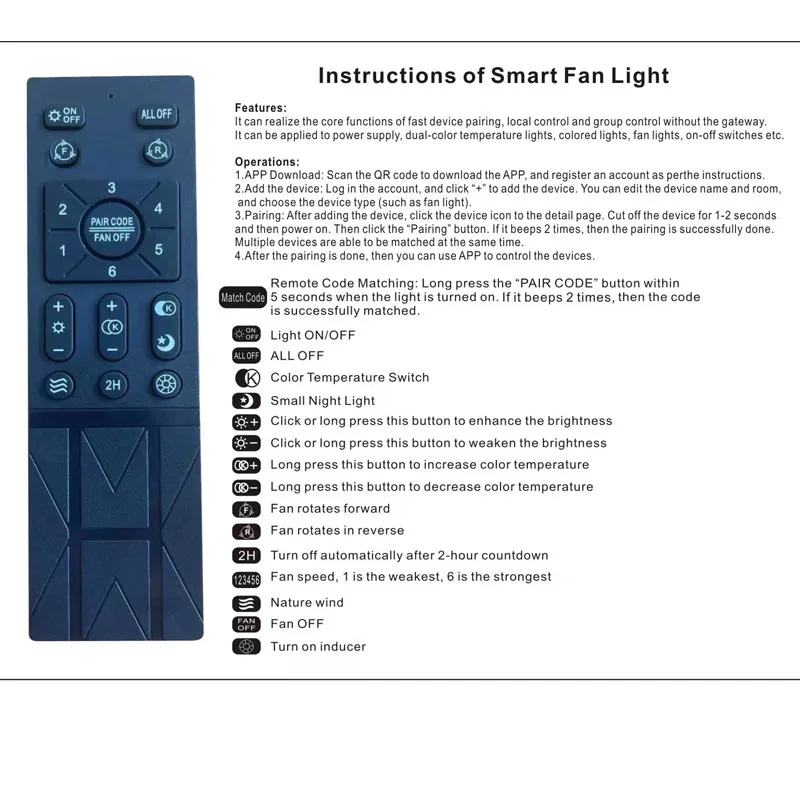 Smart App ceiling fan 46CM fan - Smart Home Ventilation System บทวิจารณ์และราคา