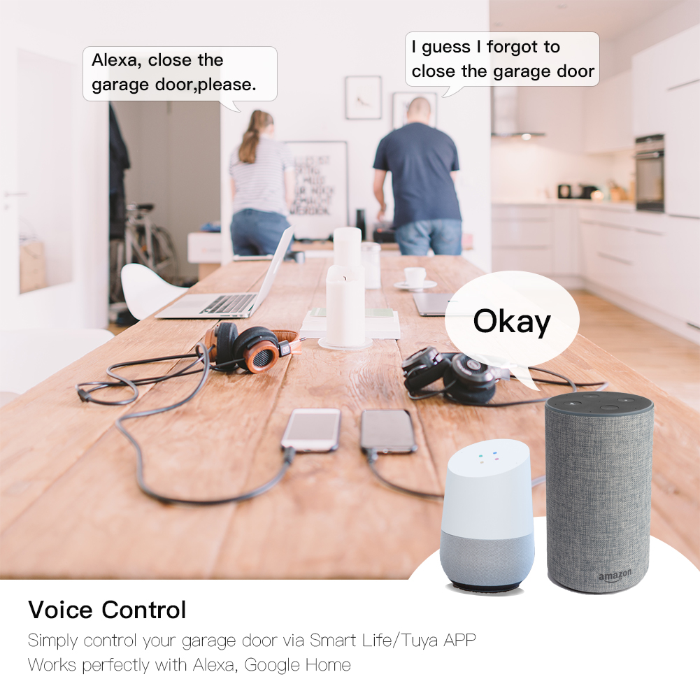 MOES Tuya WiFi Smart Garage Do - Smart Home Vimar บทวิจารณ์และราคา