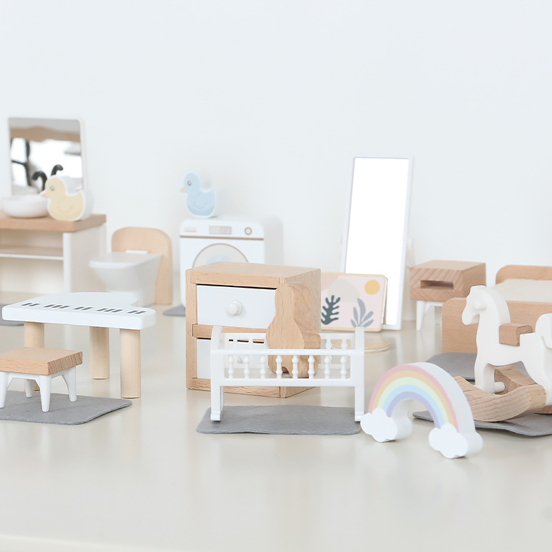 Modern dollhouse furniture kit - Smart Home Furniture บทวิจารณ์และราคา