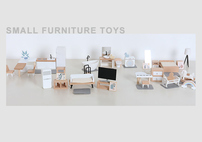 Modern dollhouse furniture kit - Smart Home Furniture บทวิจารณ์และราคา
