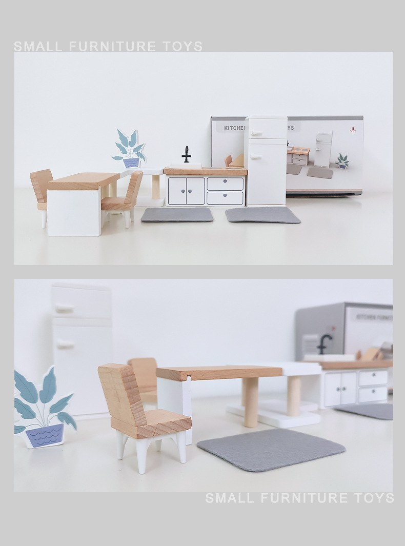 Modern dollhouse furniture kit - Smart Home Furniture บทวิจารณ์และราคา