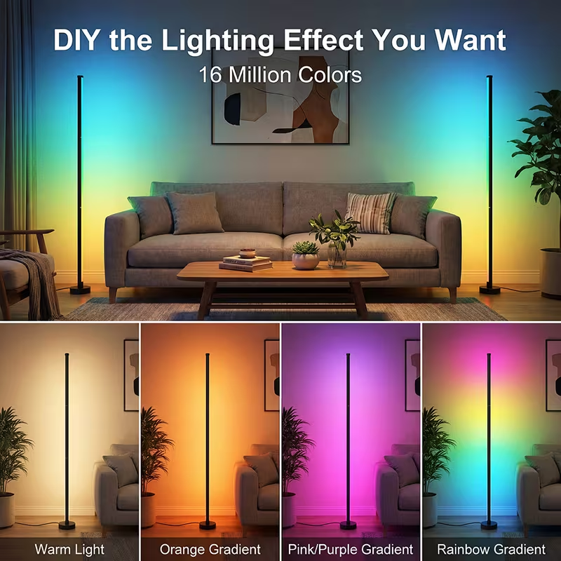 Smart RGB LED Corner Floor Lam - Smart Night Light บทวิจารณ์และราคา