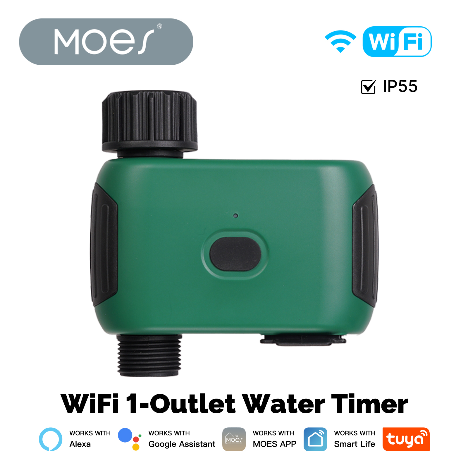MOES Tuya Smart WiFi 1 Outlet  - Smart Home Security System บทวิจารณ์และราคา