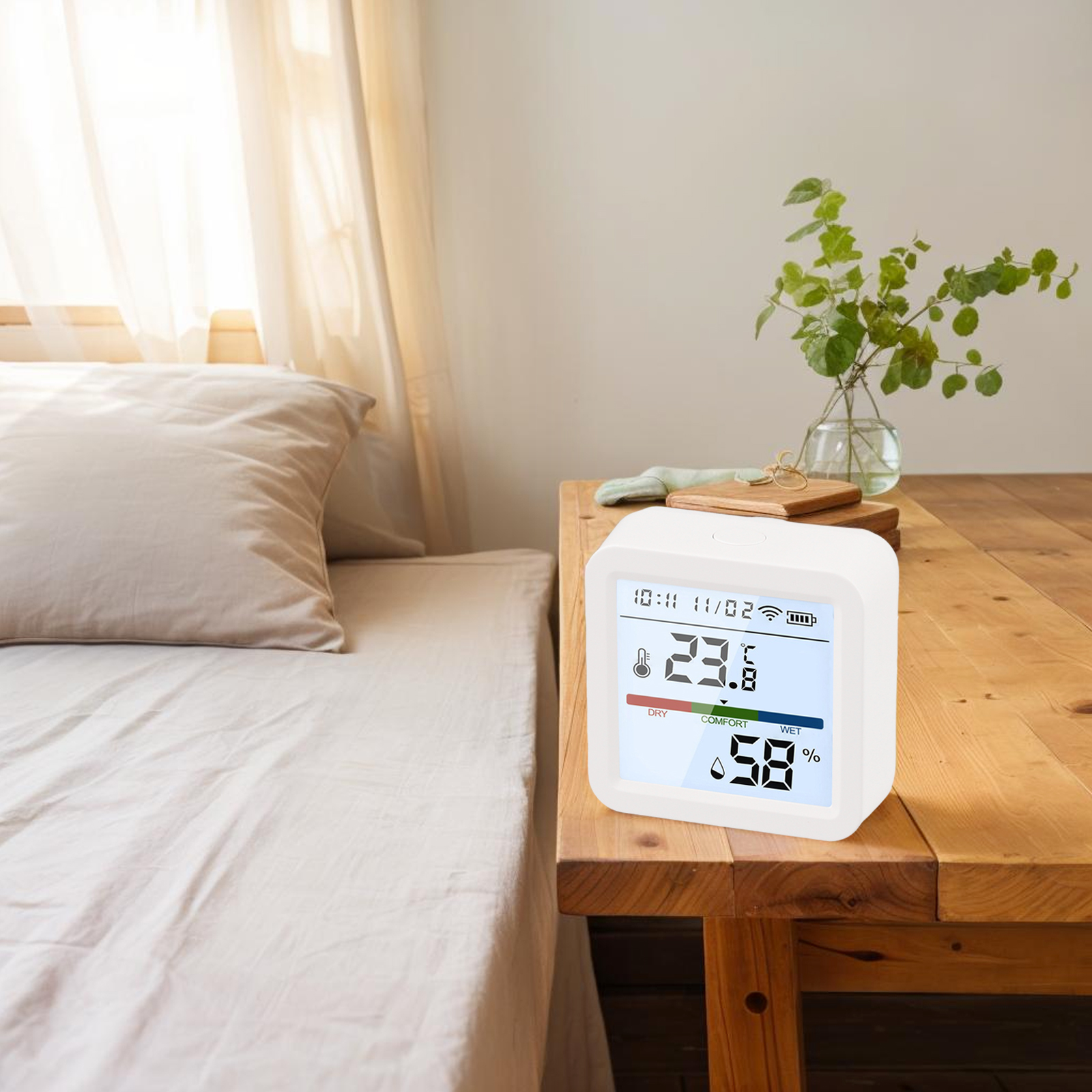 As Shown WIFI Hygrometer Custo - Smart Home User Interface บทวิจารณ์และราคา